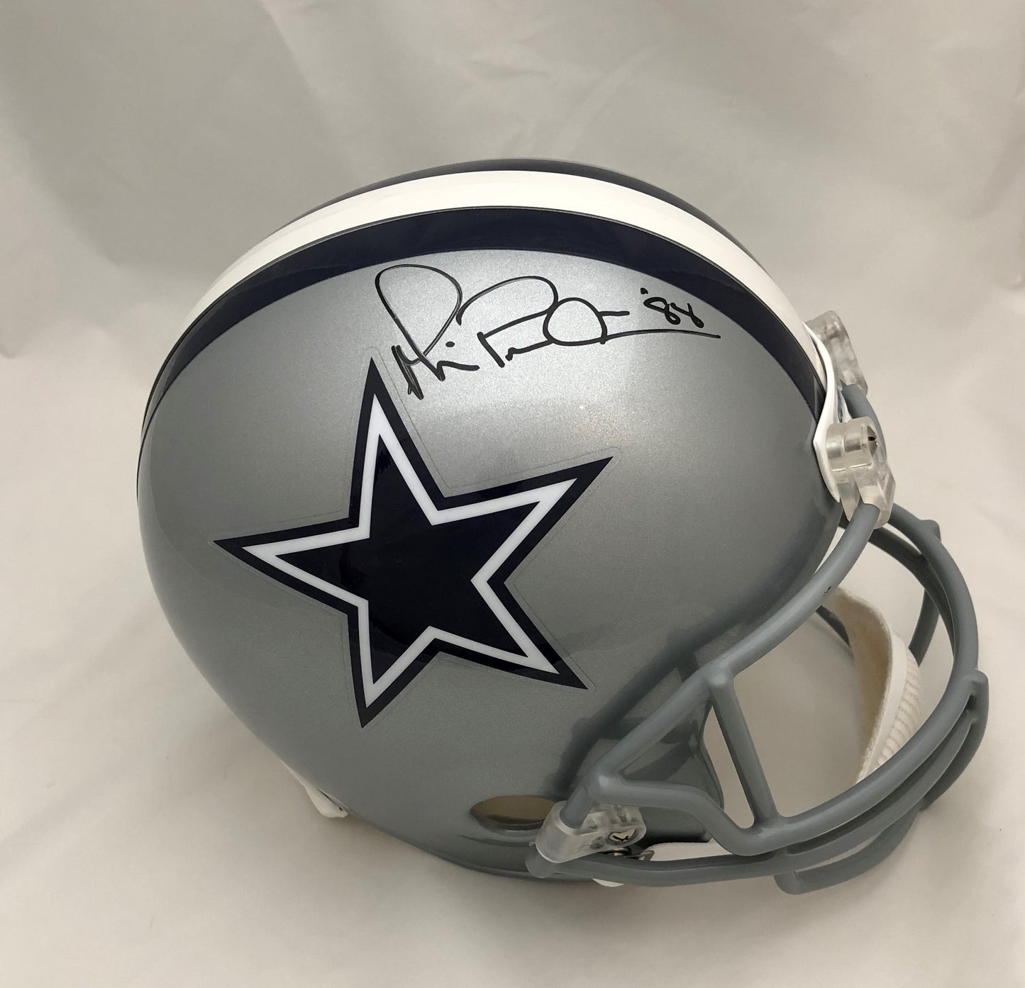 Michael Irvin Autographed Hand Signed Full Size Replica Dallas Cowboys Helmet - JSA COA