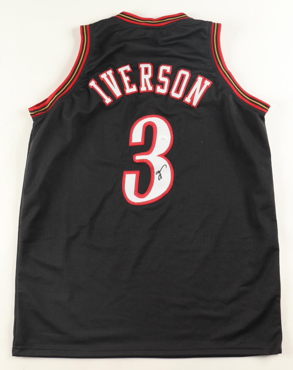Allen Iverson Autographed Hand Signed Custom Philadelphia 76ers Jersey - JSA COA