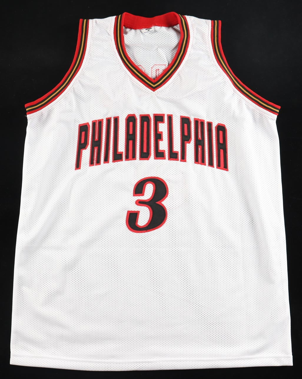 Allen Iverson Autographed Hand Signed Custom Philadelphia 76ers Jersey - JSA COA