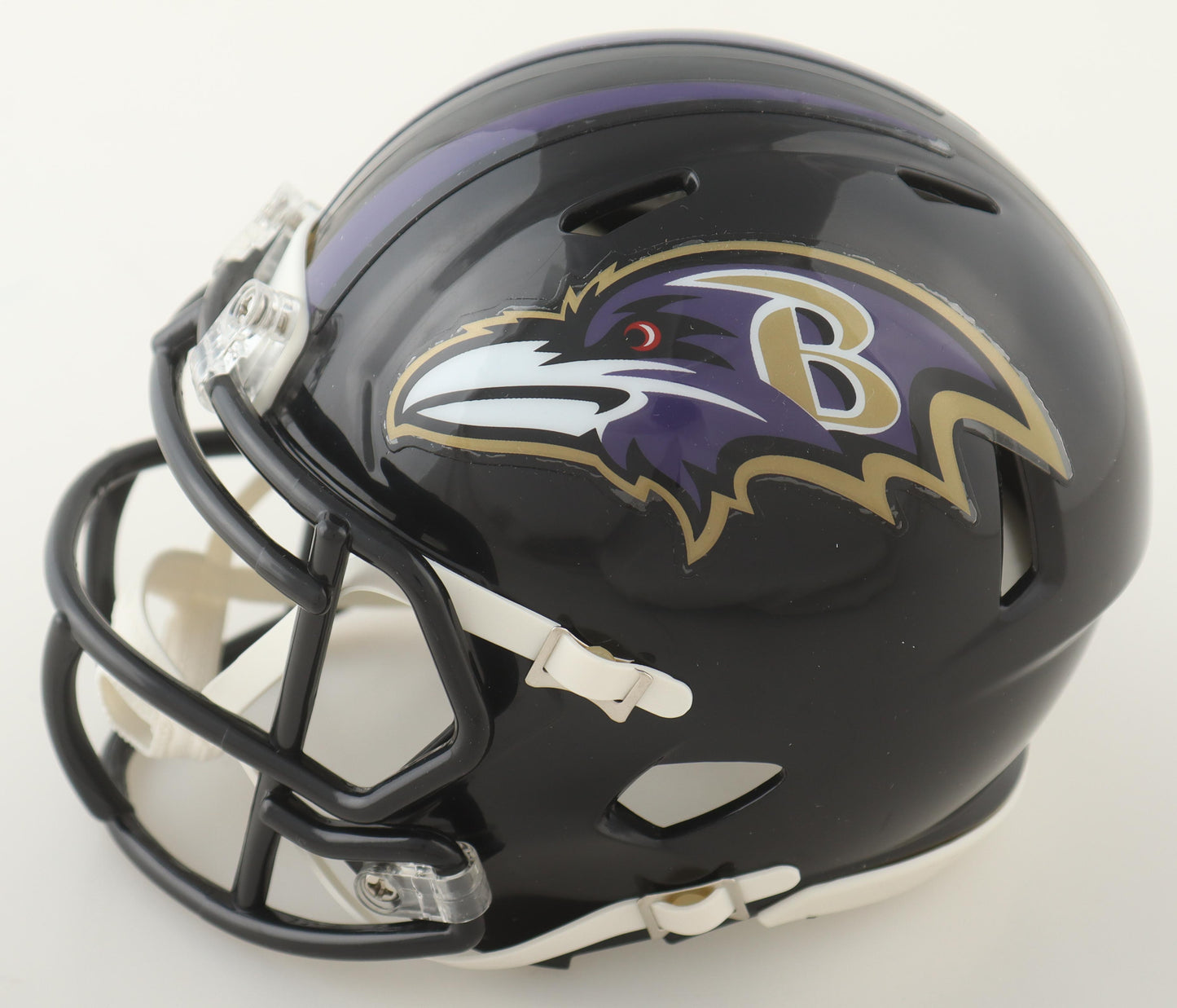 Terrell Suggs Autographed Hand Signed Baltimore Ravens Mini Helmet - Beckett COA