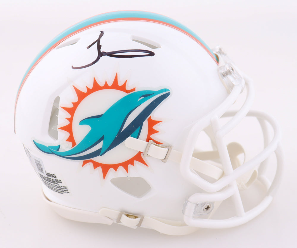 Tyreek Hill Autographed Hand Signed Miami Dolphins Mini Helmet - Beckett COA