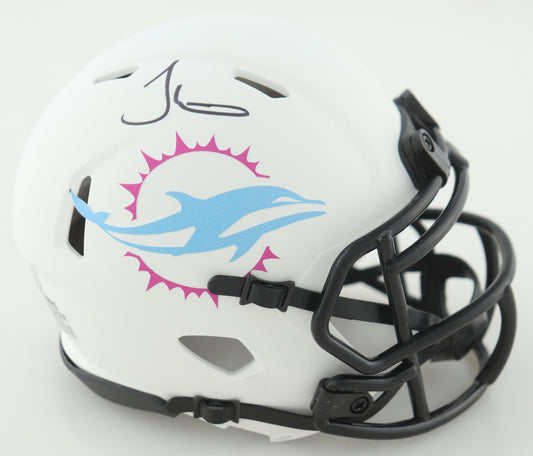 Tyreek Hill Autographed Hand Signed Miami Dolphins Lunar Mini Helmet - Beckett COA