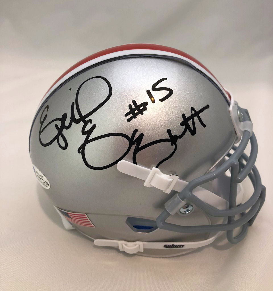 Ezekiel Elliott Autographed Hand Signed Ohio State Mini Helmet - Beckett COA