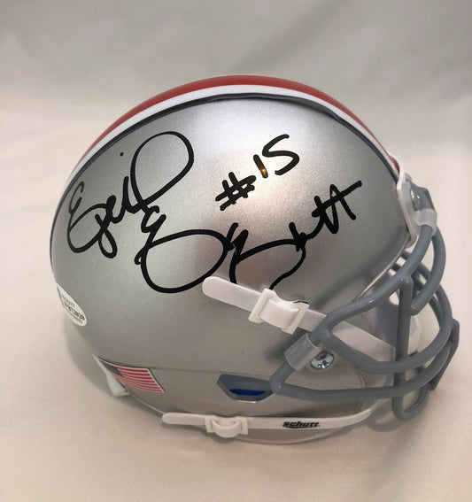 Ezekiel Elliott Autographed Hand Signed Ohio State Mini Helmet - Beckett COA