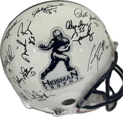 Heisman Trophy Winner Multi Signed Full Size Replica Helmet
