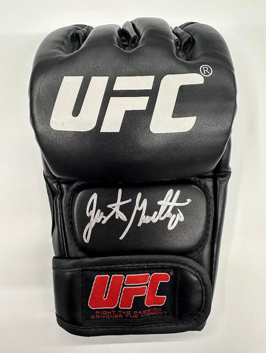 Justin Gaethje Autographed Hand Signed UFC Glove - JSA COA