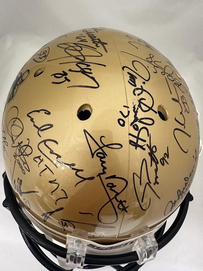 Heisman Trophy Winner Multi Signed Full Size Replica Helmet - JSA COA