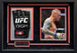 Dustin Poirier Autographed Hand Signed Custom Framed UFC Glove - Beckett COA