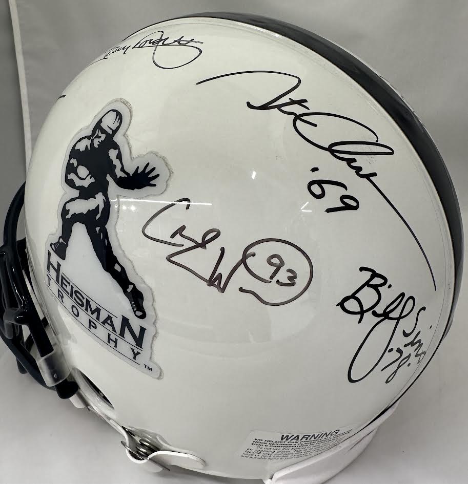 Heisman Trophy Winner Multi Signed Full Size Replica Helmet