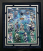 Dallas Cowboys Super Bowl Champions Autographed Hand Signed Custom Framed 16x20 Photo - JSA COA