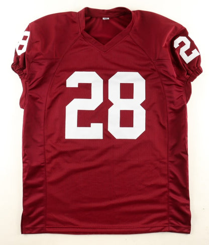 Adrian Peterson Autographed Hand Signed Custom Oklahoma Sooners Jersey - JSA COA