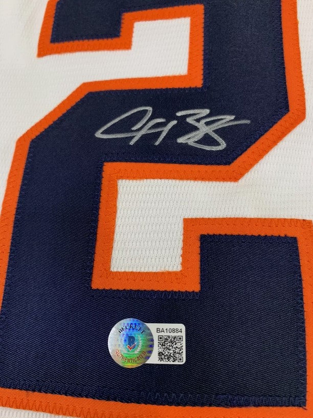 Alex Bregman Autographed Hand Signed Houston Astros Custom Majestic Jersey -  BAS COA