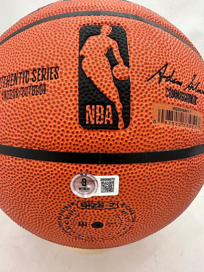 Allen Iverson Autographed Hand Signed Basketball - Beckett COA