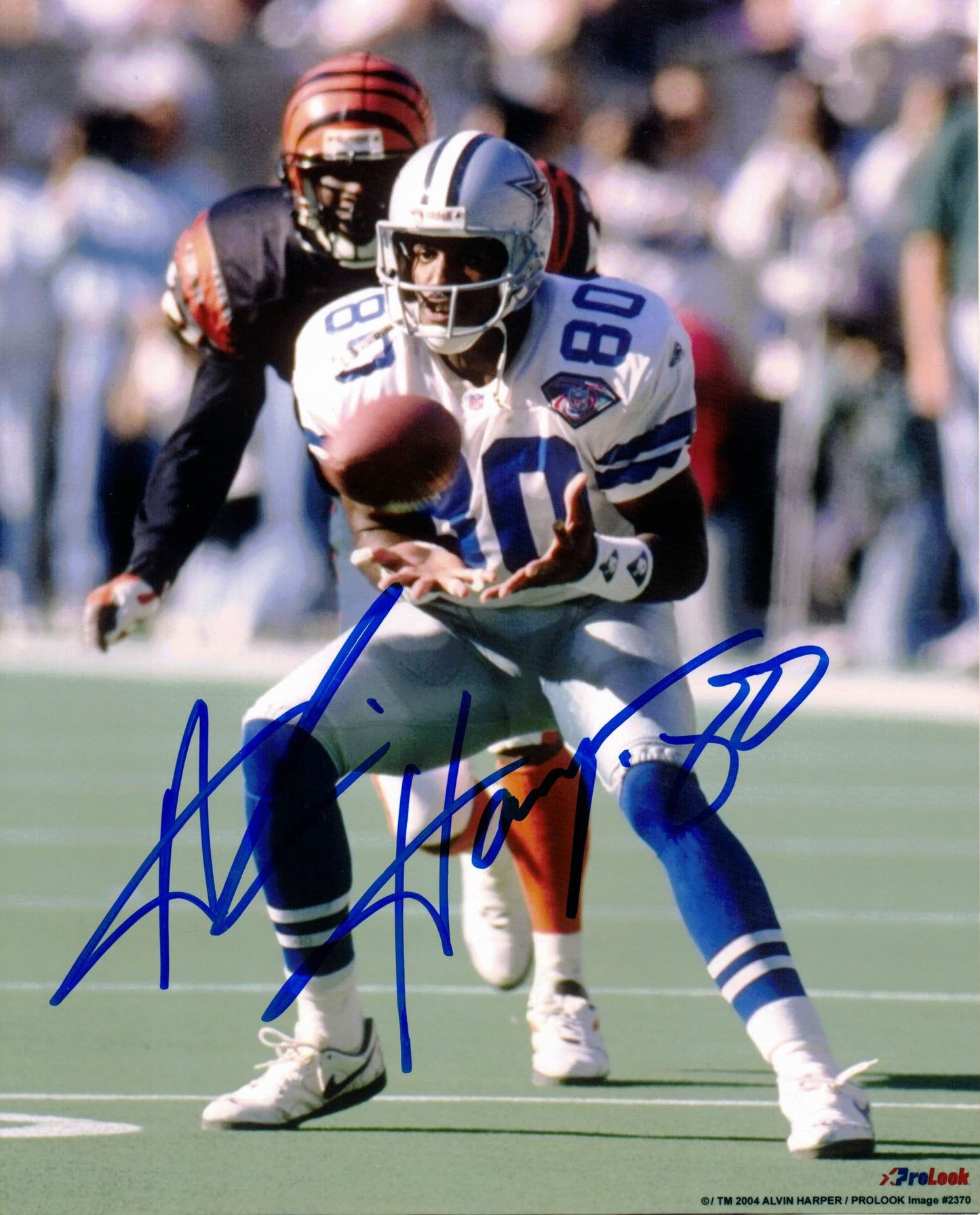 Alvin Harper Autographed Hand Signed 8x10 Dallas Cowboys Photo