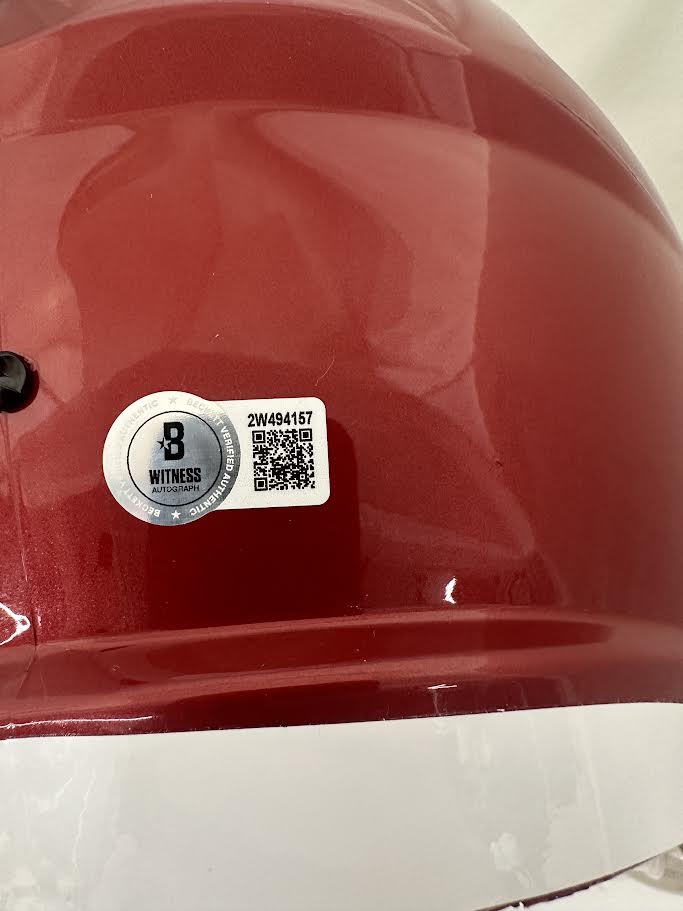 Baker Mayfield Autographed Hand Signed Full Size Replica Oklahoma Sooners Helmet - Beckett COA