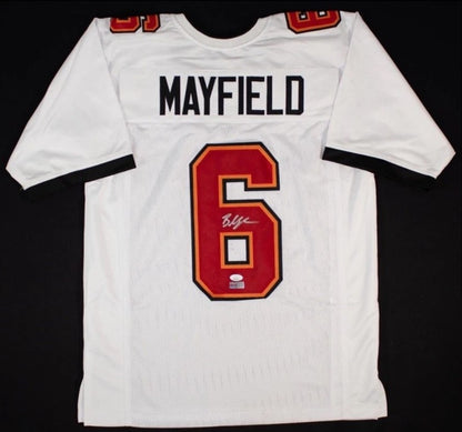 Baker Mayfield Autographed Hand Signed Custom Tampa Bay Buccaneers Jersey - JSA COA
