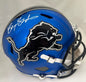 Barry Sanders Autographed Hand Signed Detroit Lions Full Size Replica Helmet - Schwartz COA