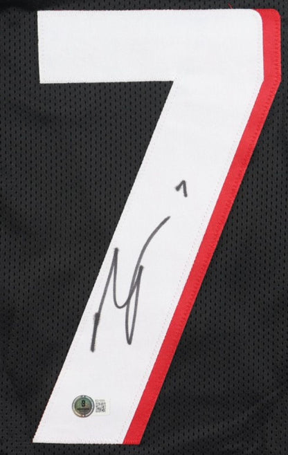 Bijan Robinson Autographed Hand Signed Custom Atlanta Falcons Jersey - Beckett COA