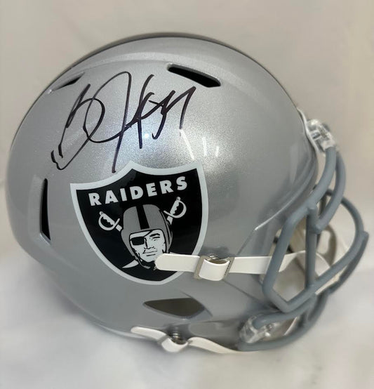 Bo Jackson Signed Full Size Replica Oakland Raiders Helmet - Beckett COA