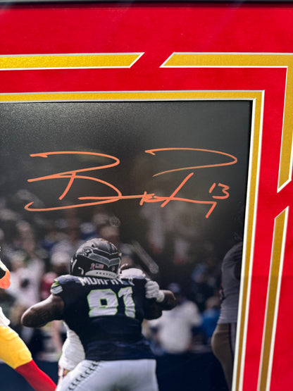 Brock Purdy Autographed Hand Signed Custom Framed 16x20 San Francisco 49ers Photo - Fanatics COA