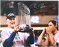 Bruce Bochy Autographed Hand Signed 16x20 Texas Rangers Photo - Beckett COA