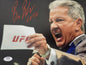 Bruce Buffer Autographed Hand Signed UFC Photo W/ Insc. - PSA COA