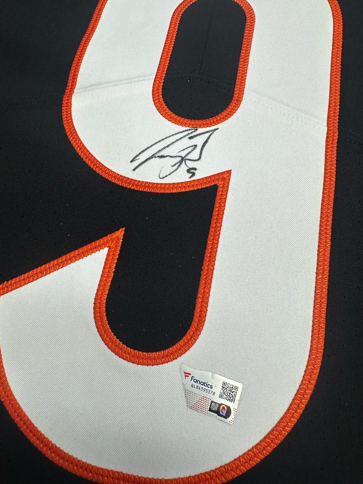 Joe Burrow Autographed Hand Signed Custom Framed Cincinnati Bengals Jersey - Fanatics COA