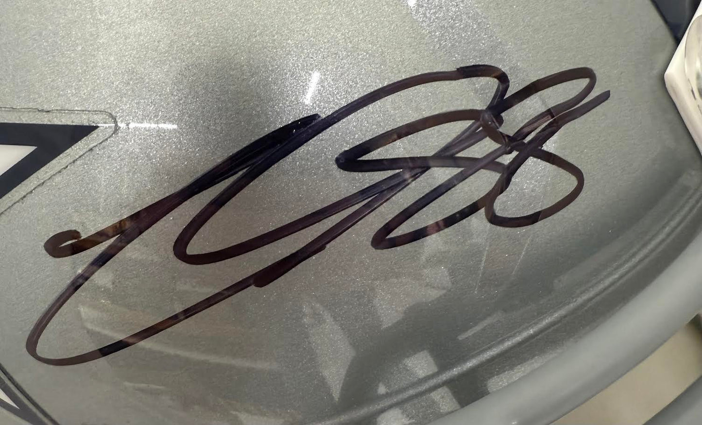 CeeDee Lamb Autographed Hand Signed Full Size Replica Dallas Cowboys Helmet - Fanatics COA