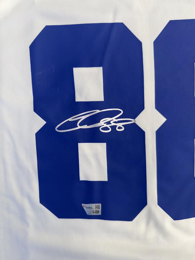 CeeDee Lamb Autographed Hand Signed Custom Nike Dallas Cowboys Jersey - Fanatics COA