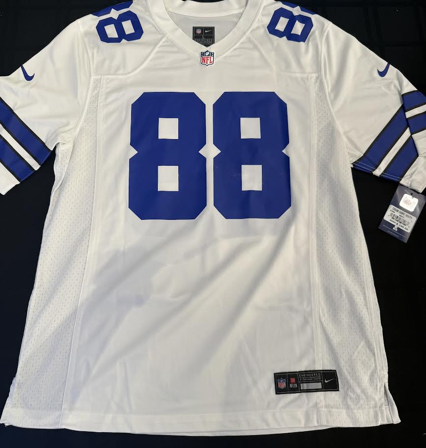 CeeDee Lamb Autographed Hand Signed Custom Nike Dallas Cowboys Jersey - Fanatics COA
