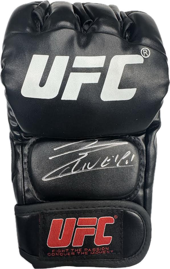 Charles Oliveira Autographed Hand Signed UFC Glove - Beckett COA