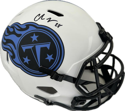 Chris Johnson Autographed Hand Signed Full Size Replica Tennessee Titans Helmet - Beckett COA