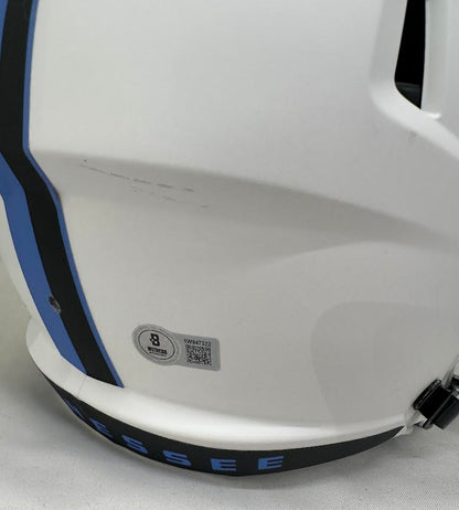 Chris Johnson Autographed Hand Signed Full Size Replica Tennessee Titans Helmet - Beckett COA