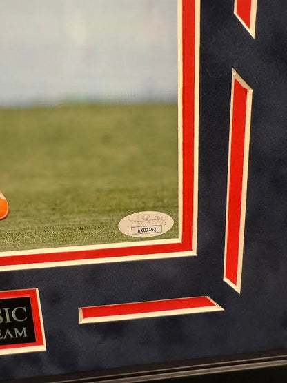 Christian Pulisic Autographed Hand Signed Custom Framed 8x10 U.S. Men's National Team Photo - JSA COA