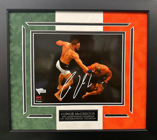 Conor Mcgregor Autographed Hand Signed Custom Framed 8x10 Photo - Fanatics COA