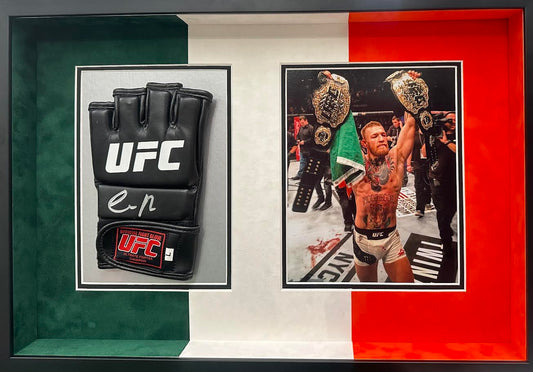 Conor McGregor Autographed Hand Signed Custom Framed UFC Glove - Beckett COA