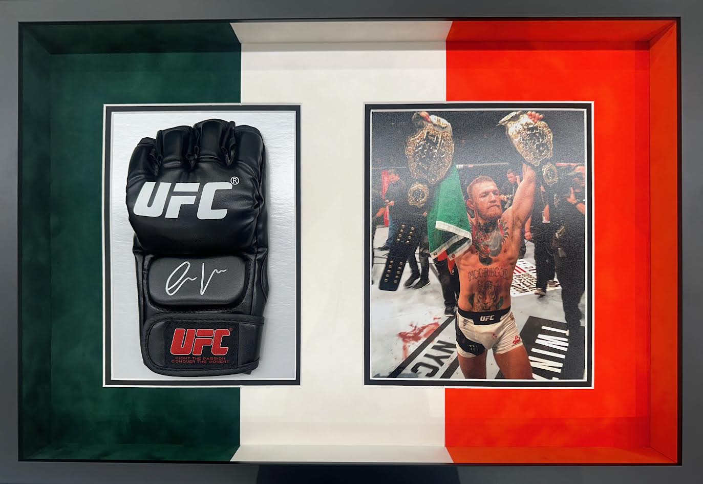 Conor McGregor Autographed Hand Signed Custom Framed UFC Glove - Beckett COA