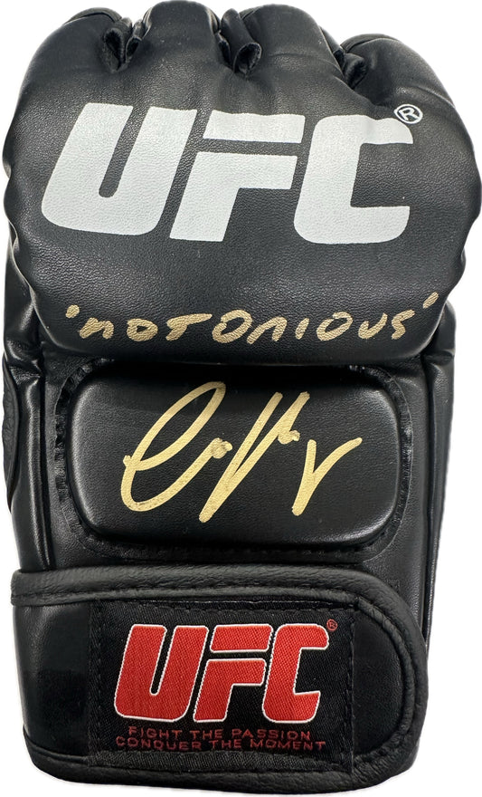 Conor McGregor Autographed Hand Signed UFC Glove W/ Insc. - PSA COA