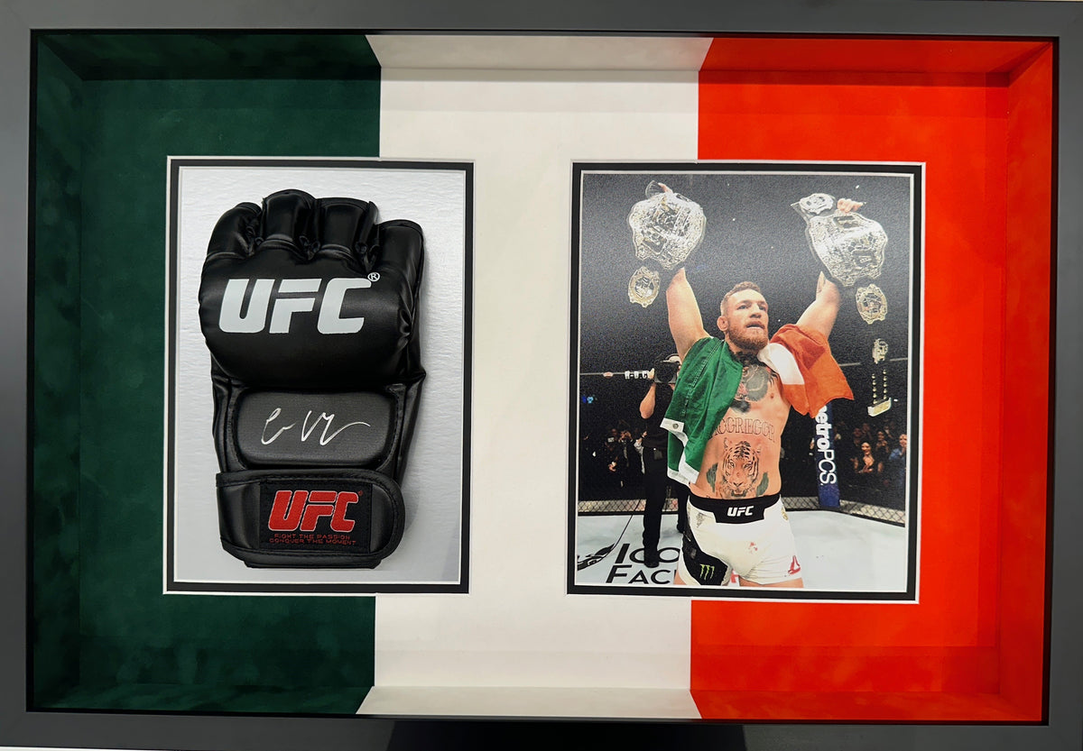 Conor McGregor Autographed Hand Signed Custom Framed UFC Glove - PSA COA