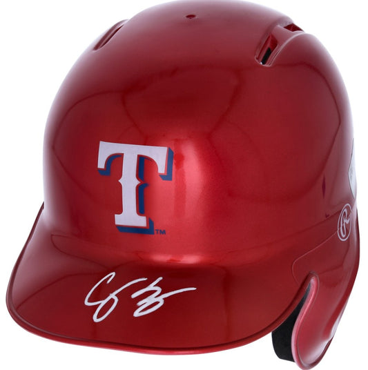 Corey Seager Autographed Hand Signed Texas Rangers Mini Helmet - Fanatics COA