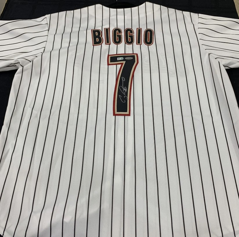 Craig Biggio Autographed Hand Signed Custom Houston Astros Jersey - Tristar COA