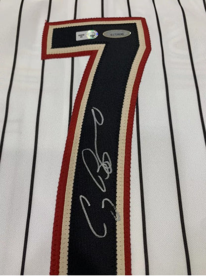 Craig Biggio Autographed Hand Signed Custom Houston Astros Jersey - Tristar COA