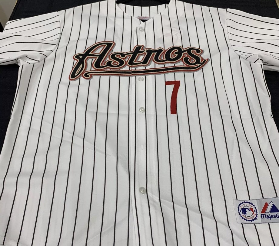 Craig Biggio Autographed Hand Signed Custom Houston Astros Jersey - Tristar COA