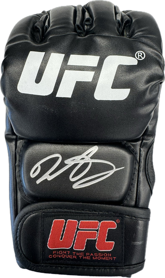 Demetrious Johnson Autographed Hand Signed UFC Glove - Beckett COA