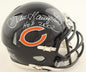 Dan Hampton Autographed Hand Signed Chicago Bears Mini Helmet W/ Insc. - Beckett COA