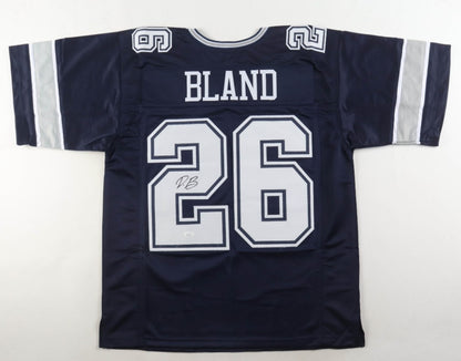 Daron Bland Autographed Hand Signed Custom Dallas Cowboys Jersey - JSA COA