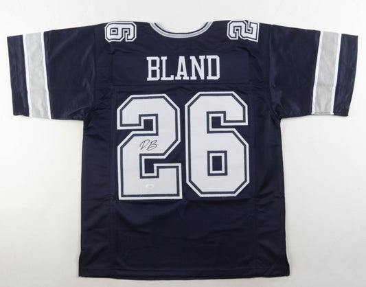 Daron Bland Autographed Hand Signed Custom Dallas Cowboys Jersey - JSA COA