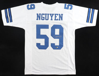 Dat Nguyen Autographed Hand Signed Custom Dallas Cowboys Jersey - Beckett COA