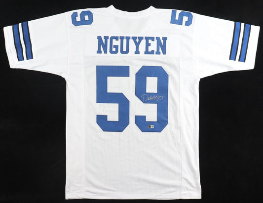 Dat Nguyen Autographed Hand Signed Custom Dallas Cowboys Jersey - Beckett COA