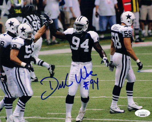 DeMarcus Ware Autographed Hand Signed Dallas Cowboys 8x10 Horizontal Photo - JSA COA